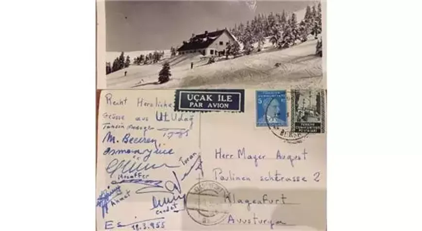 Tarihe Şahitlik Eden Kartpostal Yıllar Sonra Uludağ'a Döndü